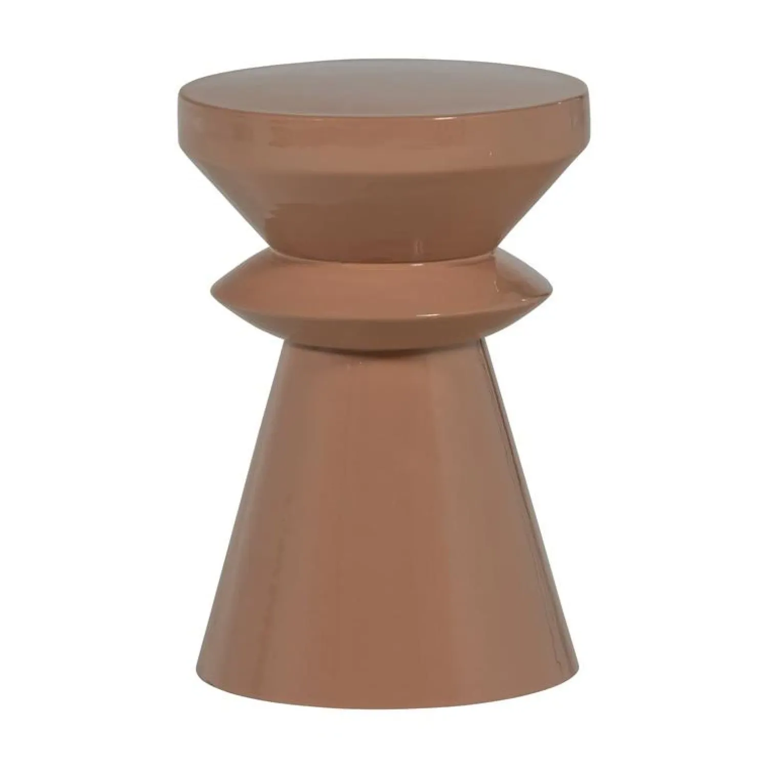 WOOOD Bijzettafels|Fedde Bijzettafel metaal oudroze 30cm