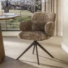 Kalfort Eetkamerstoelen|Federico Eetkamerstoel Hoven Champagne-bruin