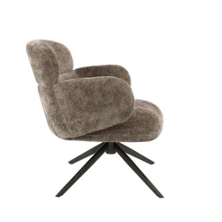 Kalfort Fauteuils|Federico Fauteuil Hoven Champagne-bruin