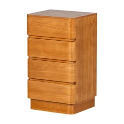 WOOOD Ladenkasten|Industriele Kasten|Fejo Ladekast 4 lades Naturel 40cm