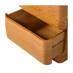 WOOOD Nachtkastjes|Industriele Kasten|Fejo Nachtkastje 2 lades Naturel 40cm