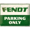 Cavetown Metalen Borden|Fendt Parking Only - metalen bord