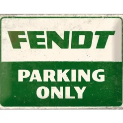 Cavetown Metalen Borden|Fendt Parking Only - metalen bord