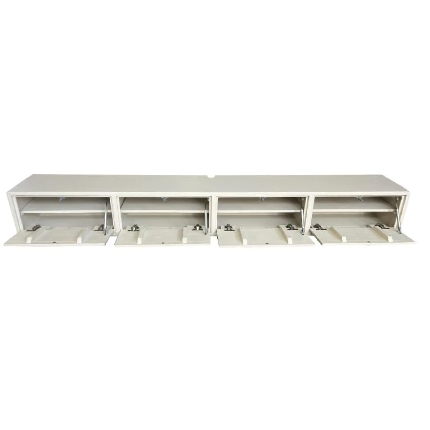 Vane Living Industriele Kasten|Tv Meubels|Fenno Zwevend Tv meubel zand 240cm
