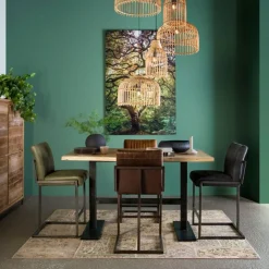 Tower living Barkrukken|Ferro barstoel Savannah Licht Bruin
