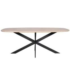 Furndea Eettafels|Ferry Eettafel Deens ovaal Naturel Eiken 200cm