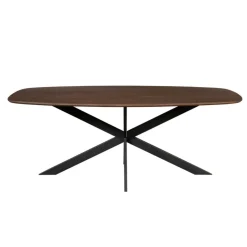 Furndea Eettafels|Ferry Eettafel Deens Ovaal Walnoot Eiken 180 cm