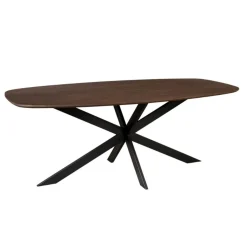 Furndea Eettafels|Ferry Eettafel Deens Ovaal Walnoot Eiken 180 cm