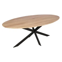 Furndea Eettafels|Ferry Eettafel Ovaal Naturel Eiken 180cm