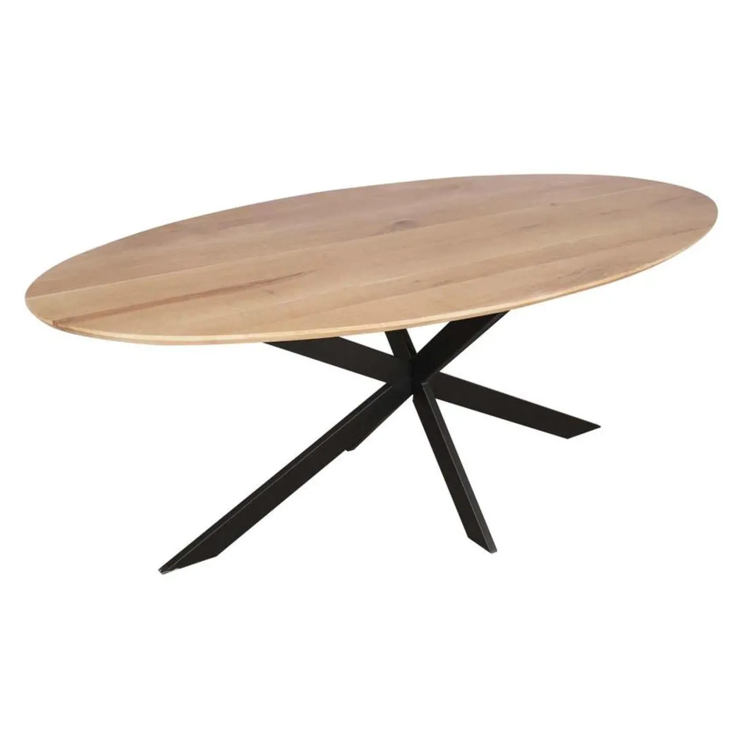 Furndea Eettafels|Ferry Eettafel Ovaal Naturel Eiken 280cm