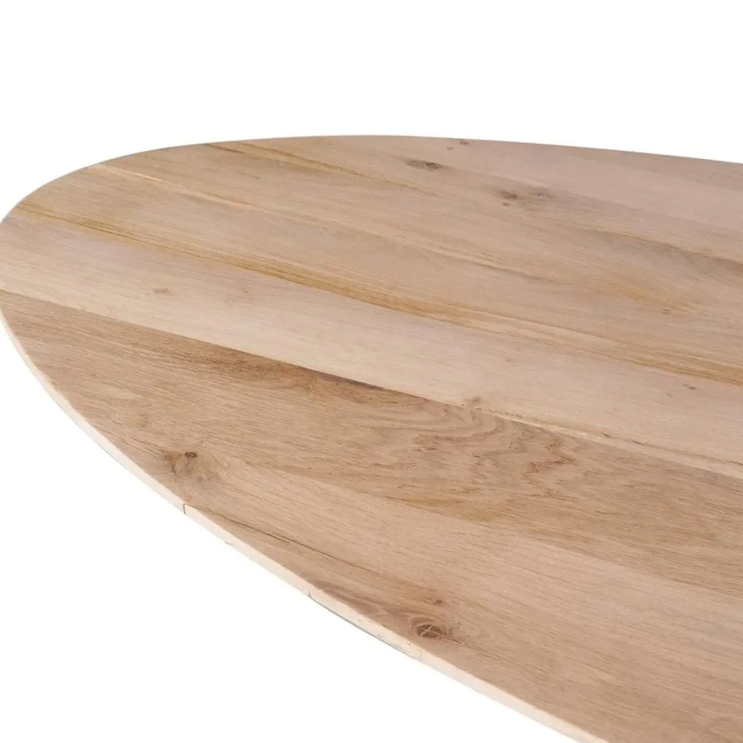 Furndea Eettafels|Ferry Eettafel Ovaal Naturel Eiken 210cm