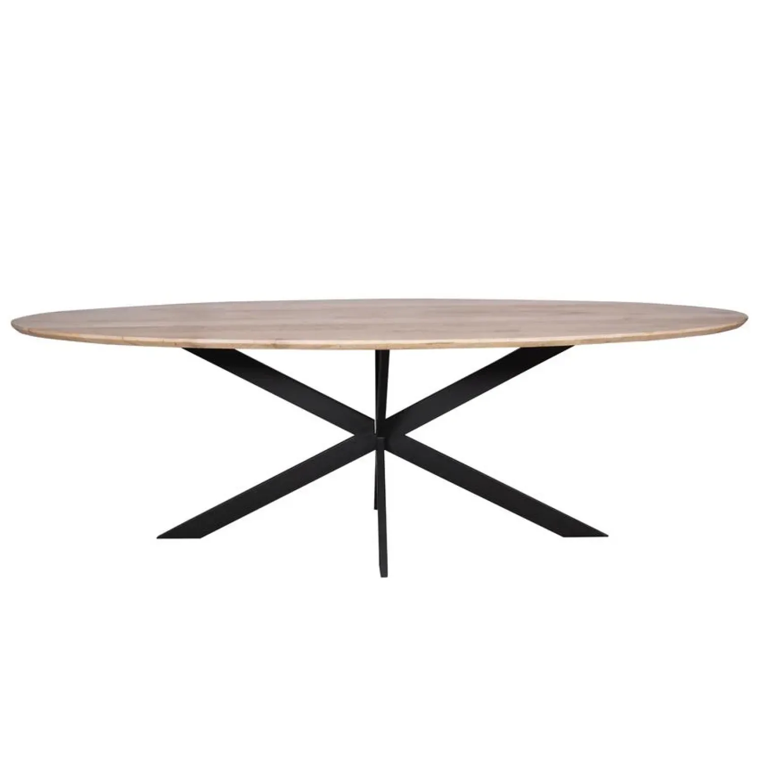 Furndea Eettafels|Ferry Eettafel Ovaal Naturel Eiken 210cm