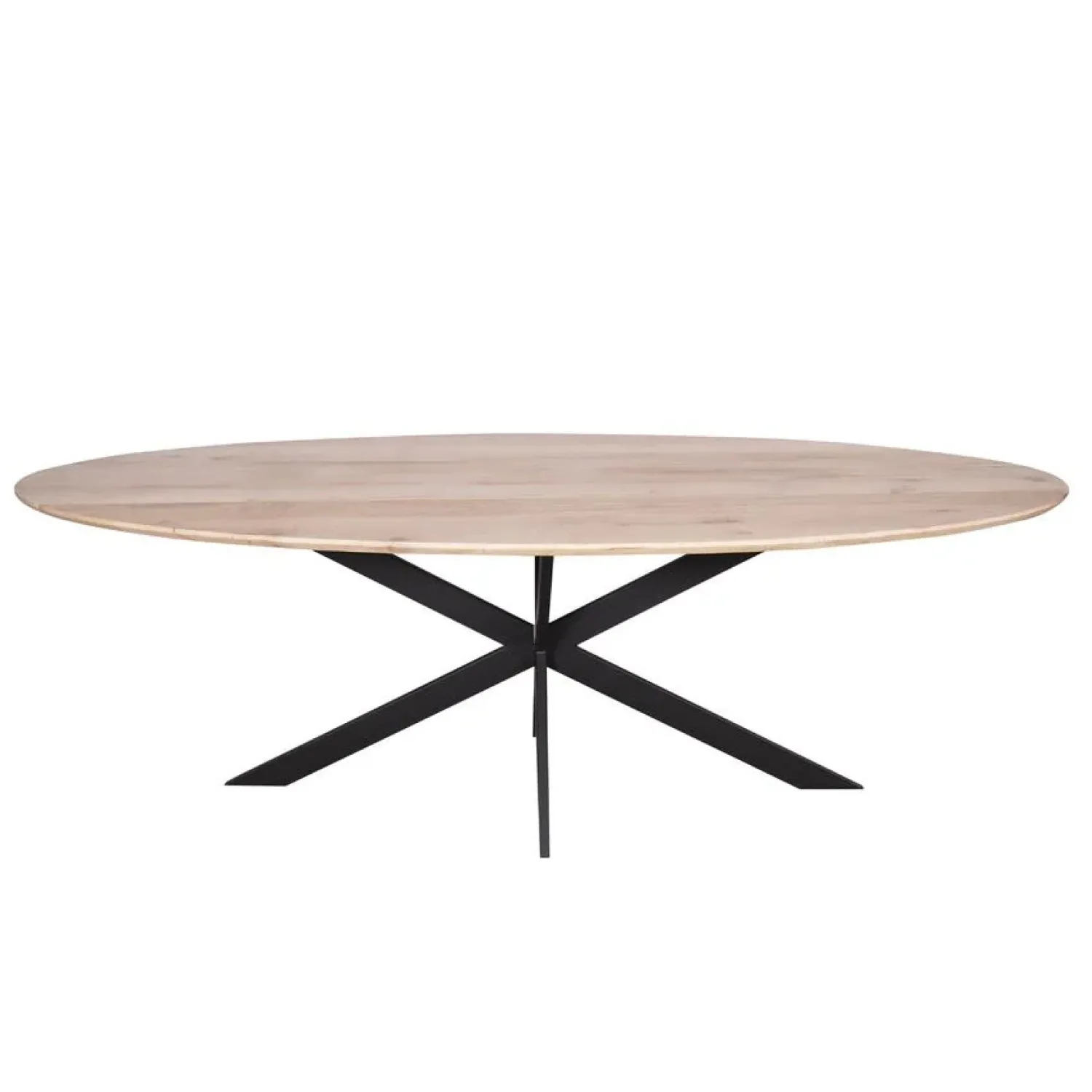 Furndea Eettafels|Ferry Eettafel Ovaal Naturel Eiken 240cm