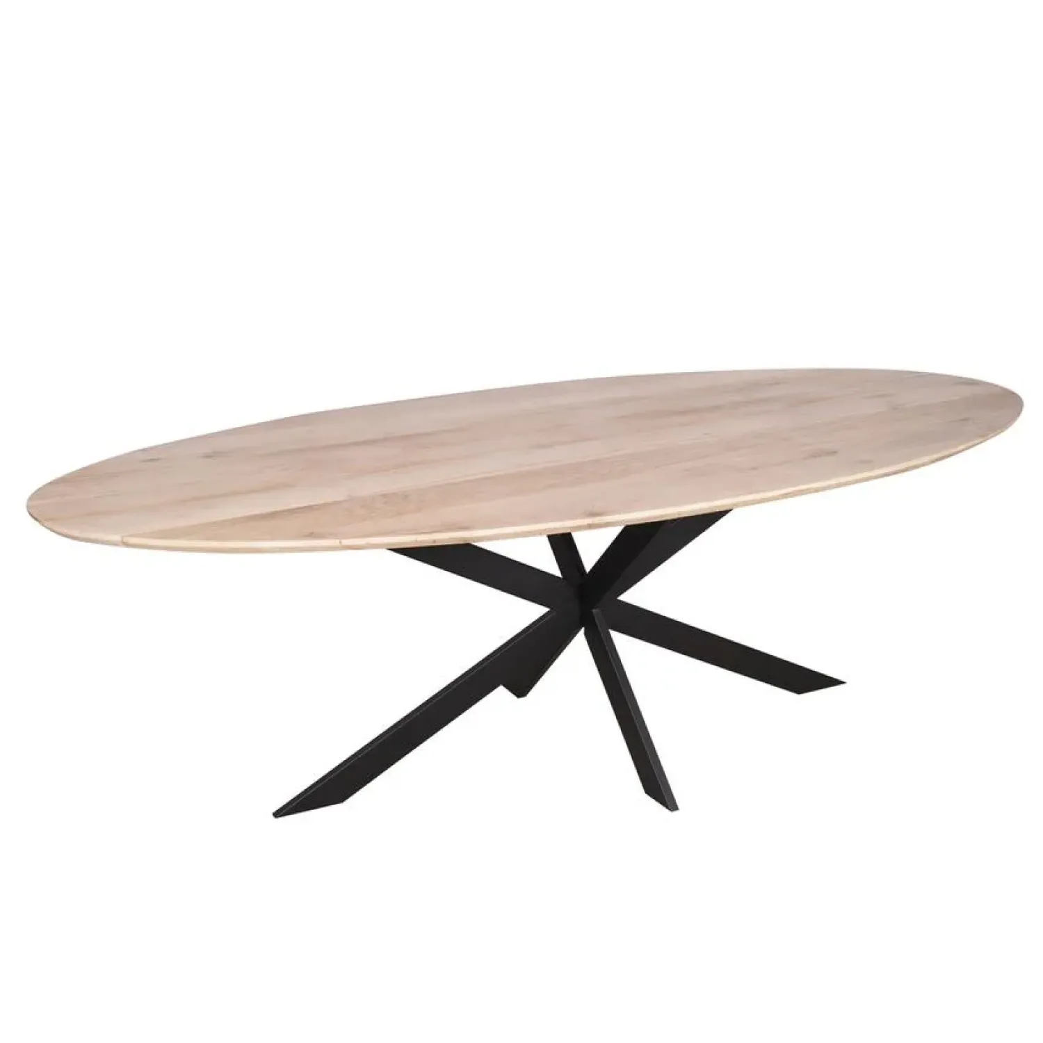 Furndea Eettafels|Ferry Eettafel Ovaal Naturel Eiken 240cm
