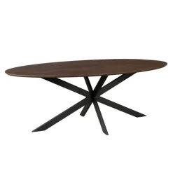 Furndea Eettafels|Ferry Eettafel Ovaal Walnoot Eiken 210 cm