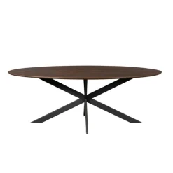 Furndea Eettafels|Ferry Eettafel Ovaal Walnoot Eiken 210 cm