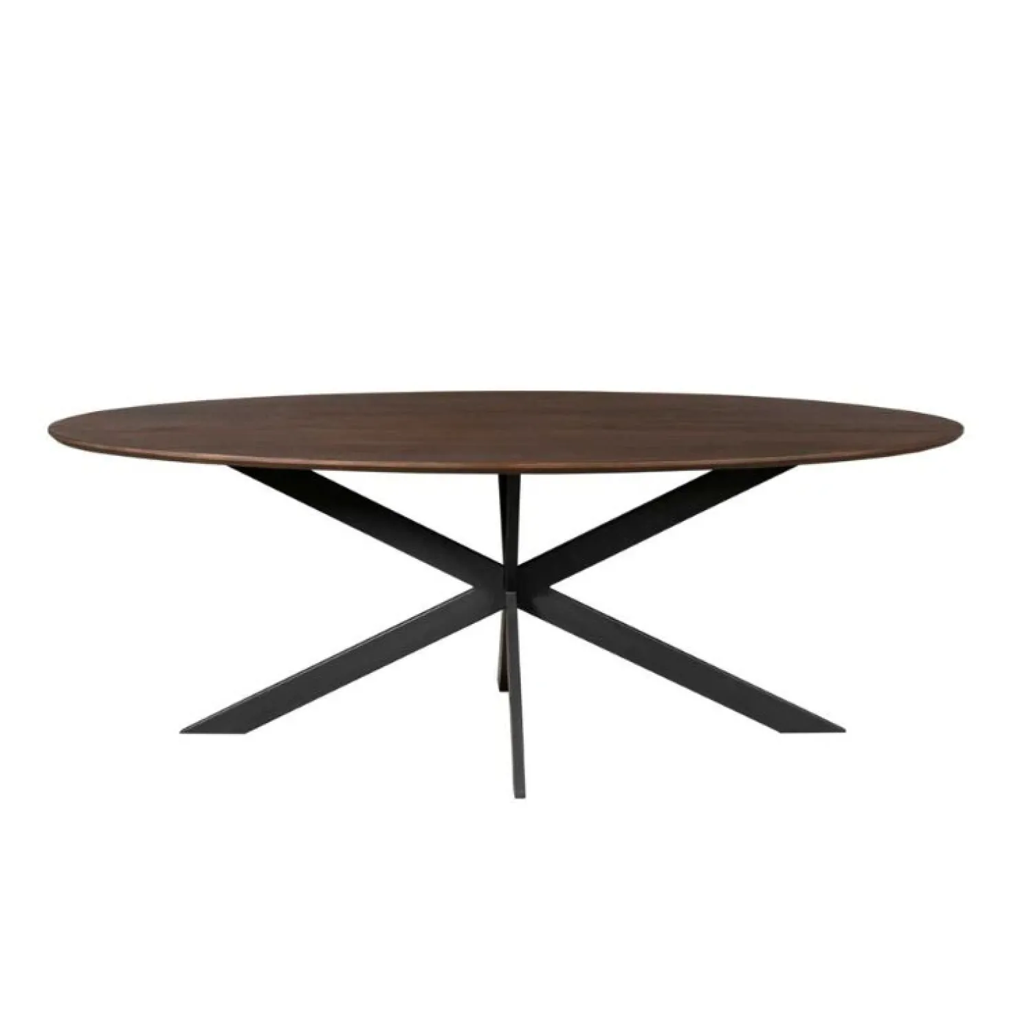 Furndea Eettafels|Ferry Eettafel Ovaal Walnoot Eiken 210 cm