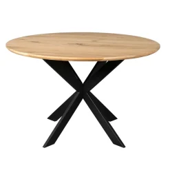 Furndea Eettafels|Ferry Eettafel Rond Naturel Eiken 150cm