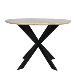 Furndea Eettafels|Ferry Eettafel Rond Naturel Eiken 110cm