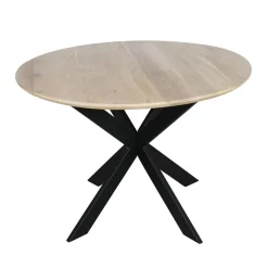 Furndea Eettafels|Ferry Eettafel Rond Naturel Eiken 110cm