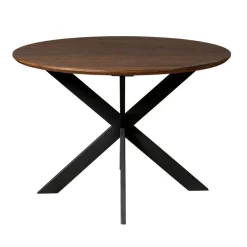 Furndea Eettafels|Ferry Eettafel Rond Walnoot Eiken 130 cm