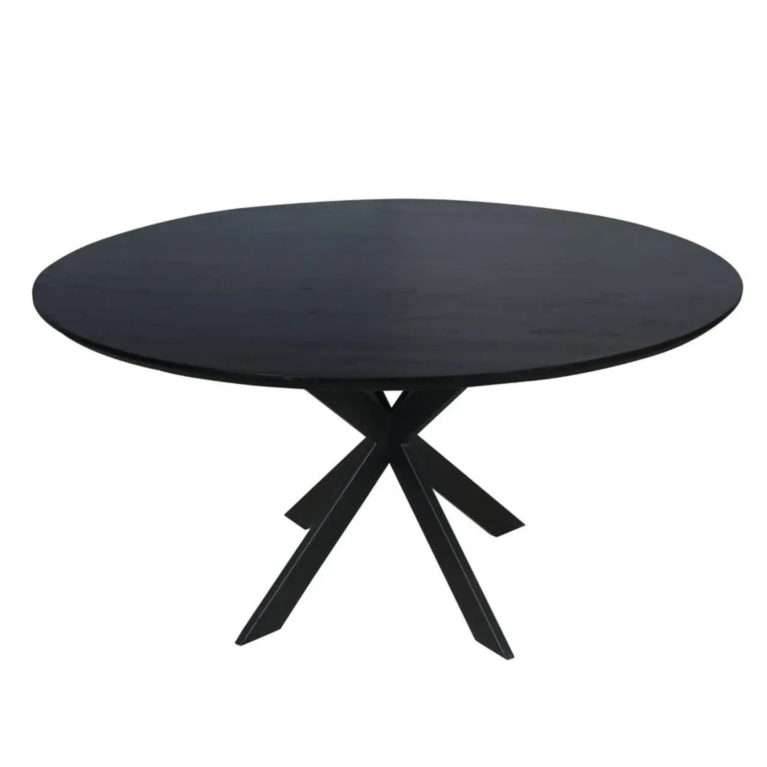 Furndea Eettafels|Ferry Eettafel Rond Zwart Eiken 150cm