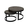 Furndea Salontafels|Feya Salontafel set van 2 Zwart