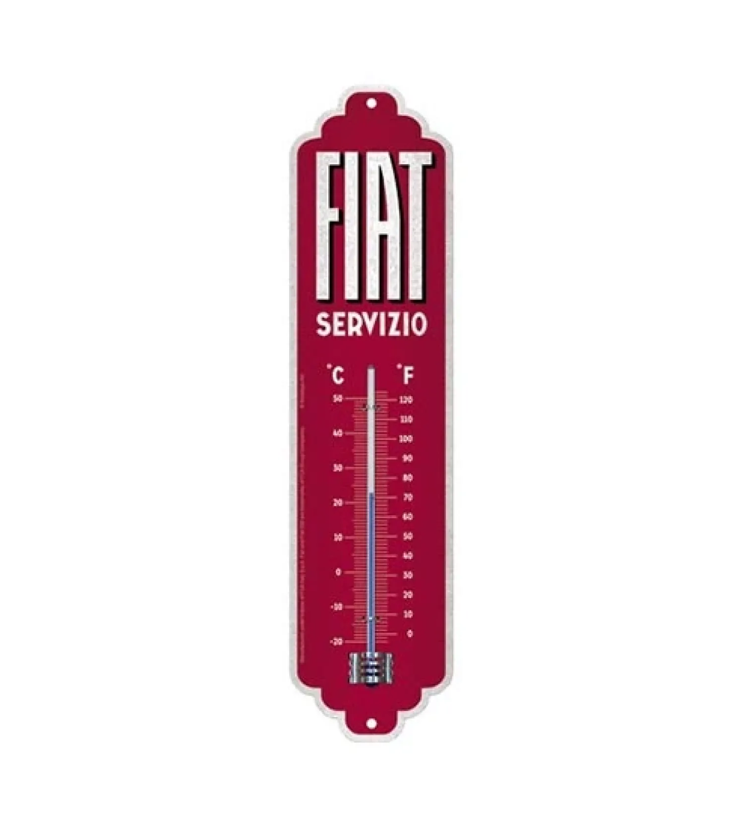 Metal Signs Thermometers|Fiat Servizio thermometer