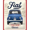 Cavetown Metalen Borden|Fiat 500 - The Italian Classic - metalen bord
