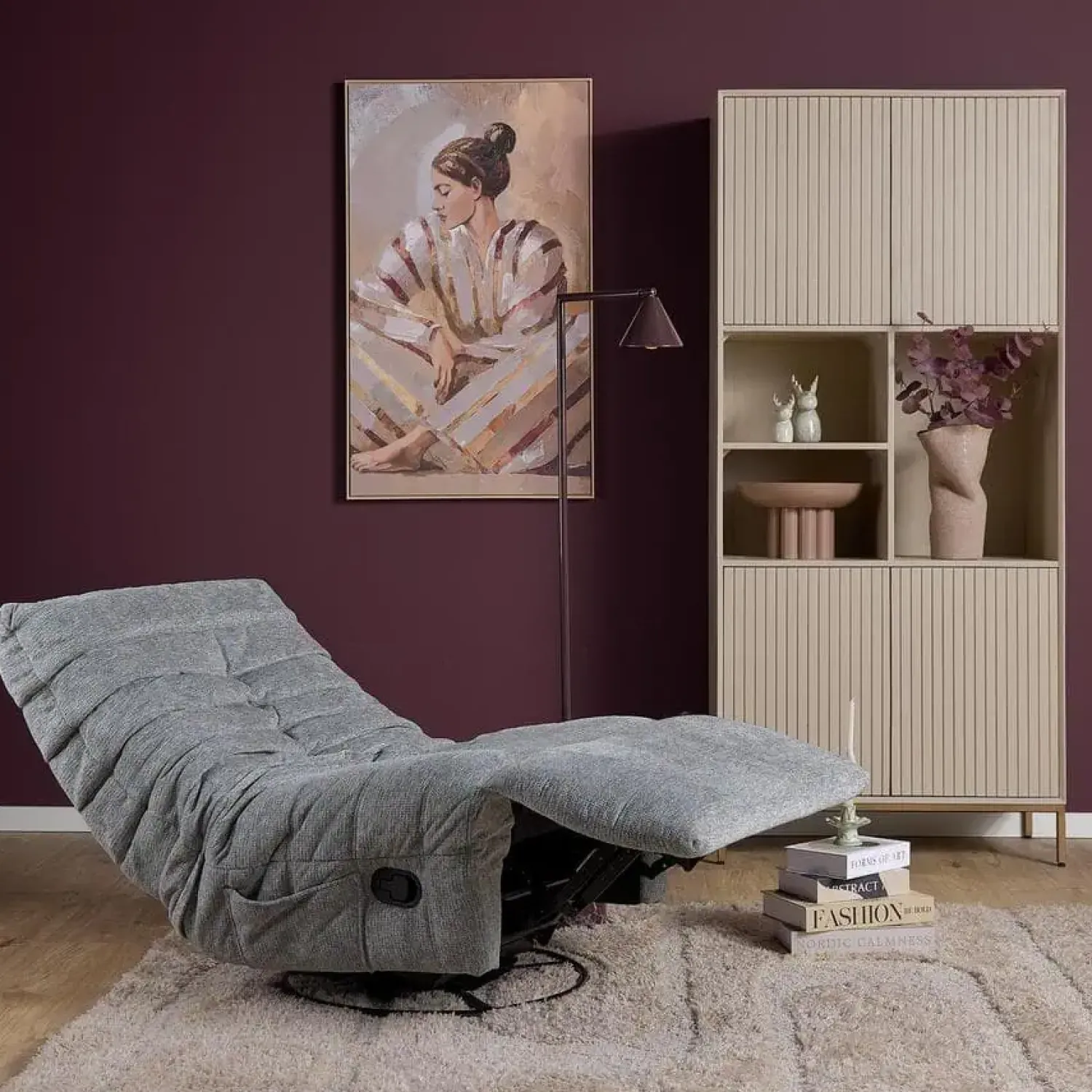 Furndea Fauteuils|Fien Relaxfauteuil Grijs