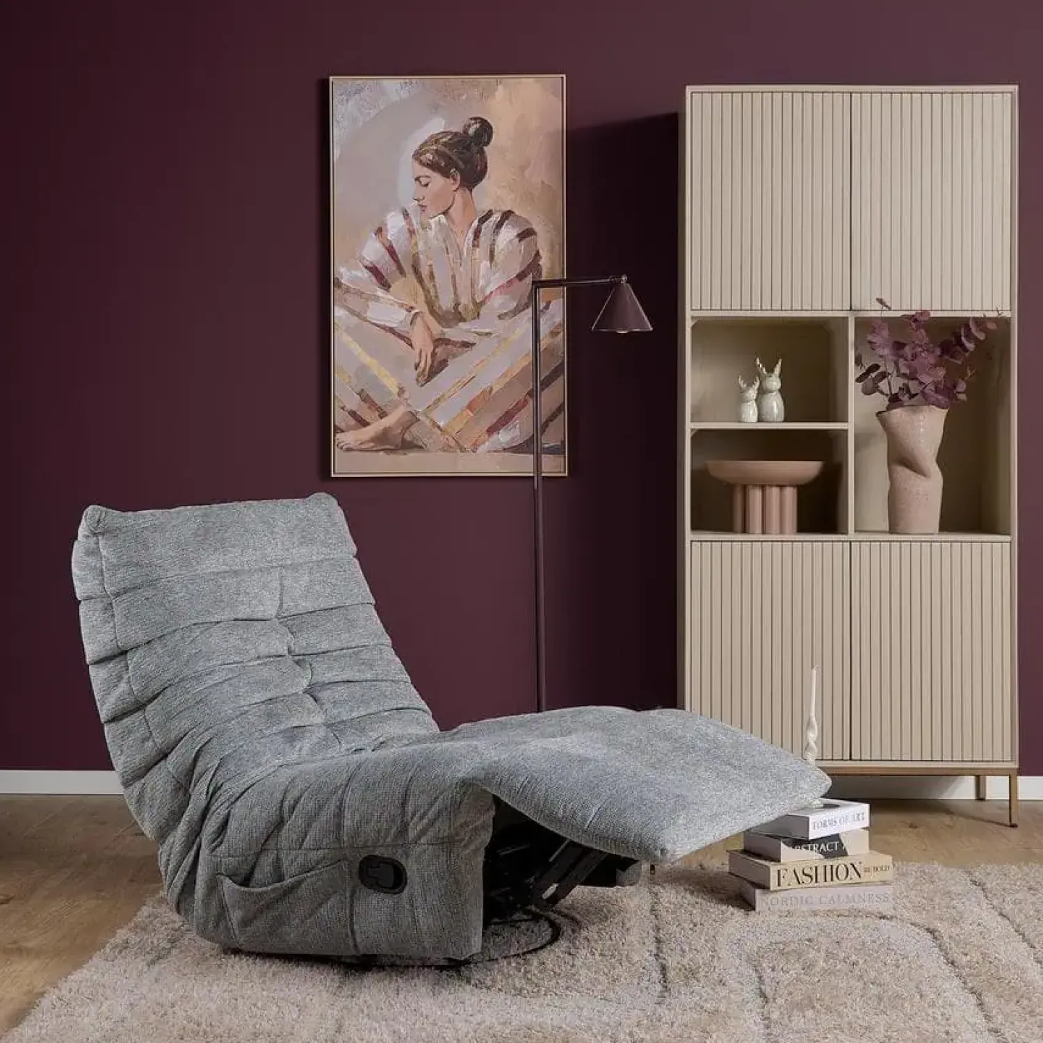 Furndea Fauteuils|Fien Relaxfauteuil Grijs