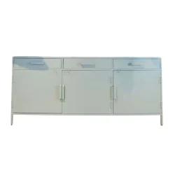Cavetown Dressoirs|Industriele Kasten|Figue dressoir 180cm olijfgroen