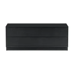 WOOOD Industriele Kasten|Tv Meubels|Finca Tv meubel grenen zwart 100cm