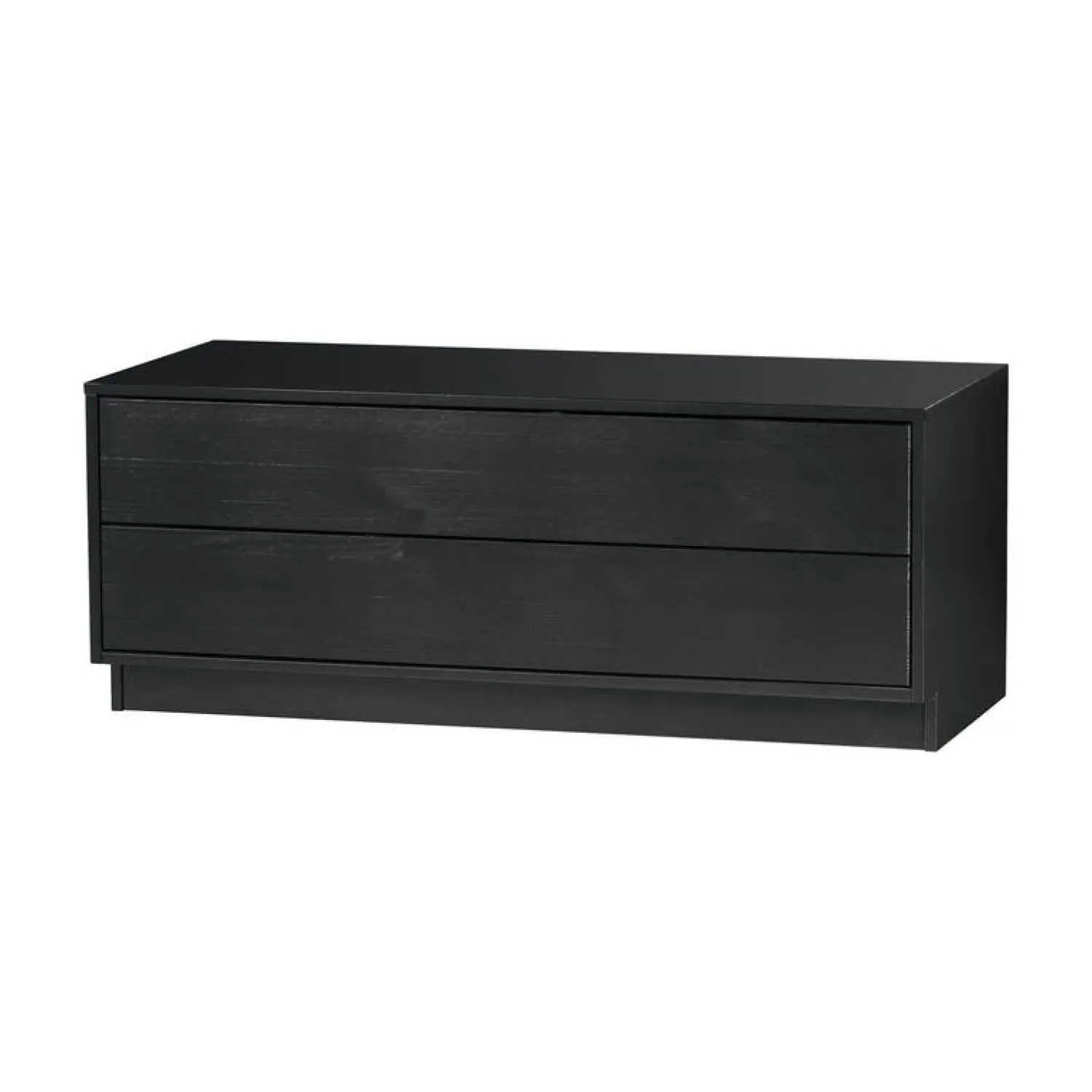 WOOOD Industriele Kasten|Tv Meubels|Finca Tv meubel grenen zwart 100cm
