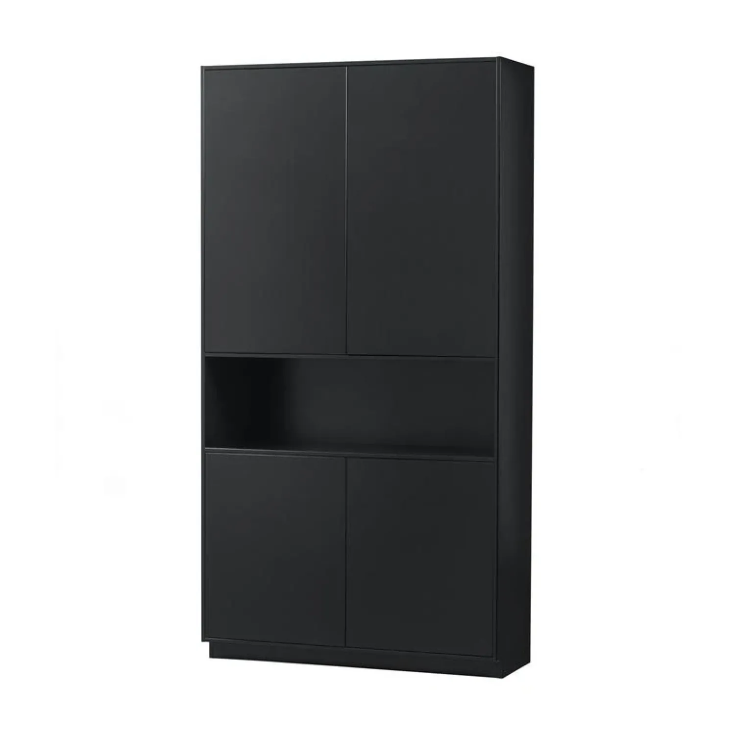 WOOOD Wandkasten|Industriele Kasten|Finca Wandkast grenen zwart 110cm