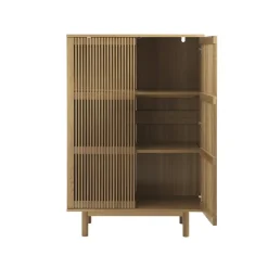 LykkeHome Wandkasten|Industriele Kasten|Finn Wandkast naturel 95cm