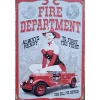 Cavetown Metalen Borden|Fire Department - metalen bord