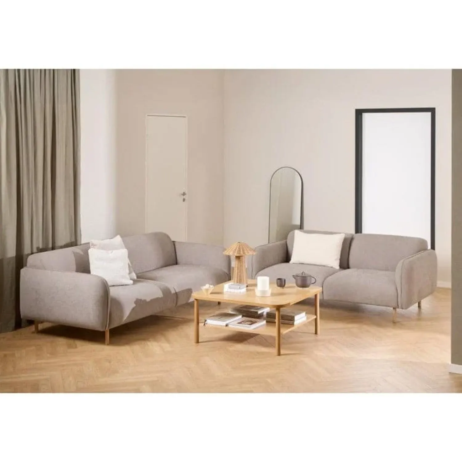 Nordhavn Salontafels|Fjella Salontafel Naturel Eikenhout 90cm