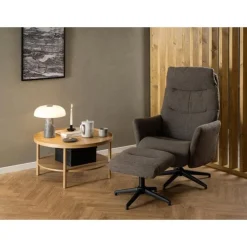 Nordhavn Salontafels|Fjella Salontafel Naturel rond Eikenhout 80cm