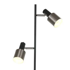 Steinmex Vloerlampen|Fjorgard vloerlamp 2-lichts zwart