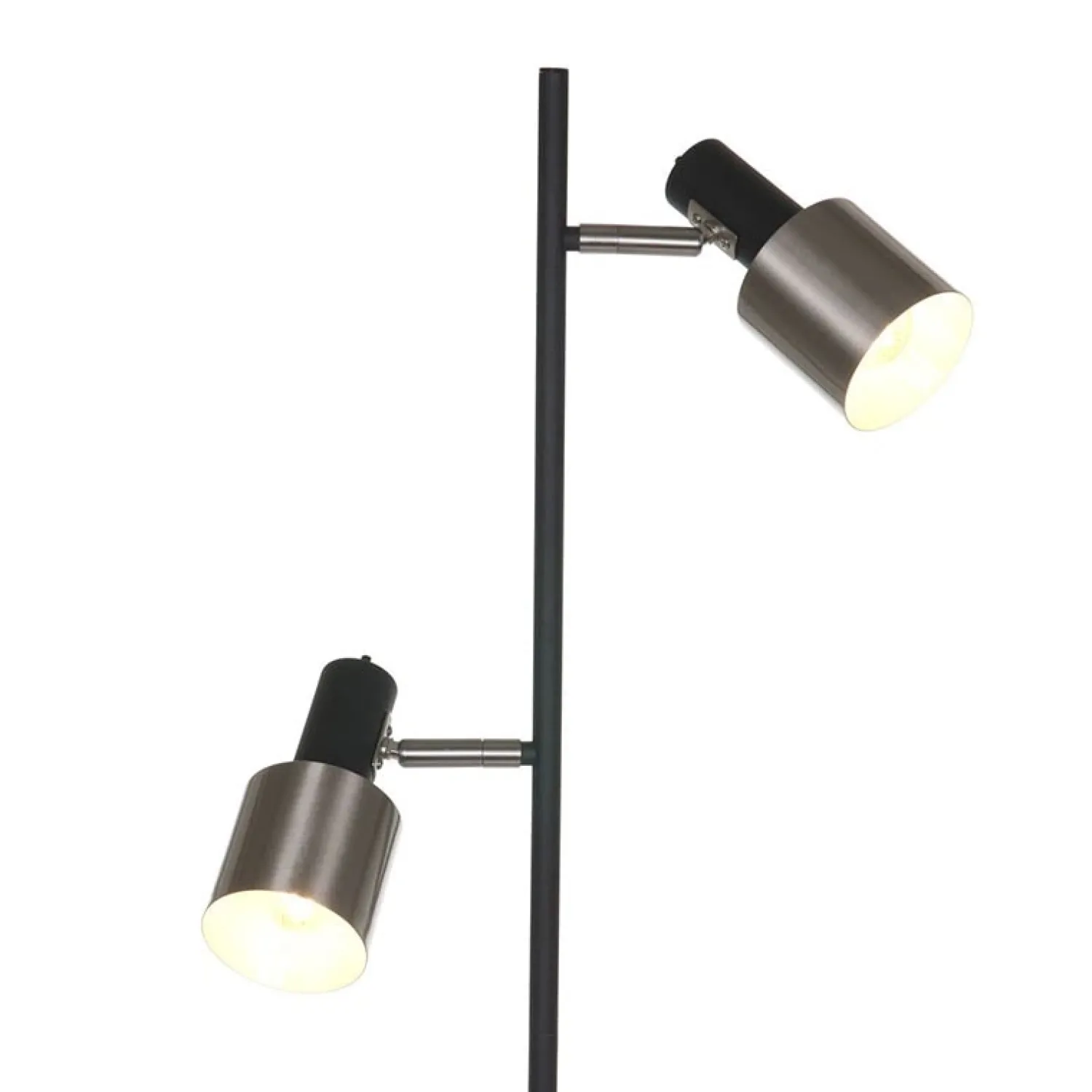 Steinmex Vloerlampen|Fjorgard vloerlamp 2-lichts zwart