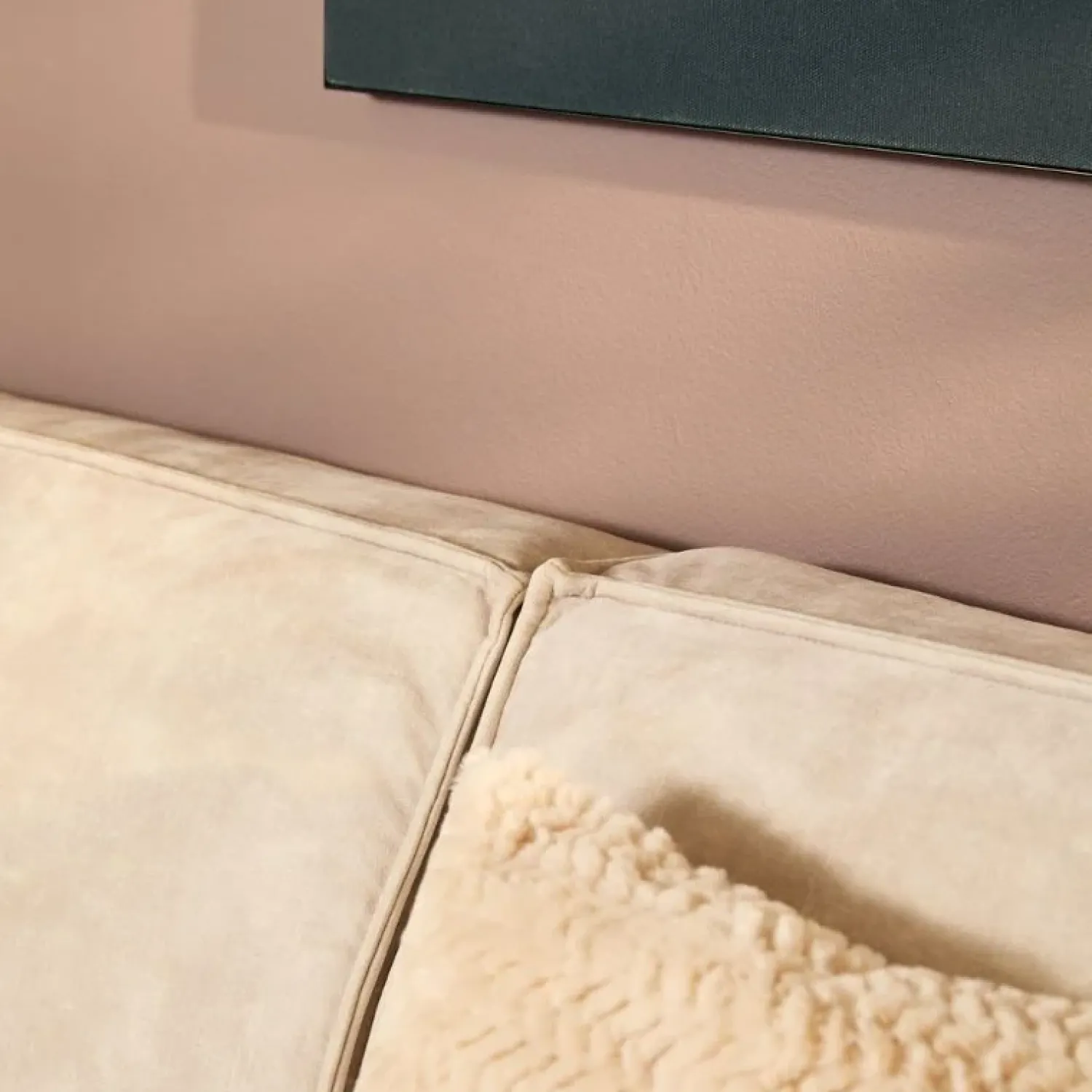 Furndea Hoekbanken|Floris Hoekbank 2,5 zits + Divan Links Beige Velvet