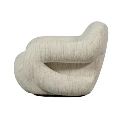 WOOOD Fauteuils|Folke Fauteuil chenille naturel melange