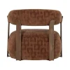 WOOOD Fauteuils|Foon Fauteuil Structuurstof Bruin