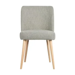 vtwonen Eetkamerstoelen|Force Eetkamerstoel boucle grijs