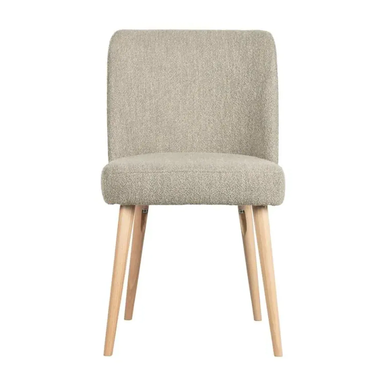 vtwonen Eetkamerstoelen|Force Eetkamerstoel boucle naturel