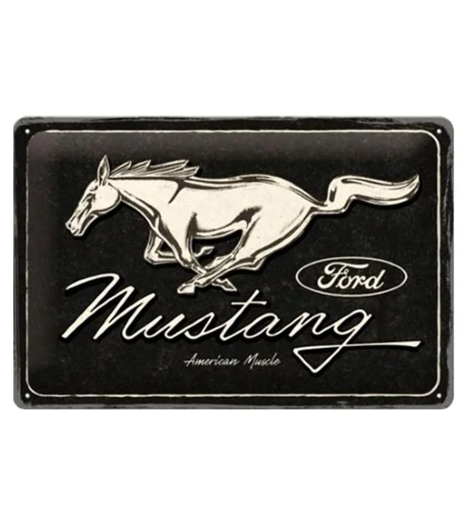 Metal Signs Metalen Borden|Ford mustang Paard - metalen bord