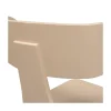 WOOOD Eetkamerstoelen|Form Eetkamerstoel hout met metalen poot zand