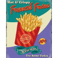 Cavetown Metalen Borden|French Fries - metalen bord
