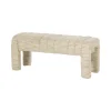 WOOOD Eetkamerbanken|Eetkamerbanken|Frex Bankje Bouclé Naturel 110cm